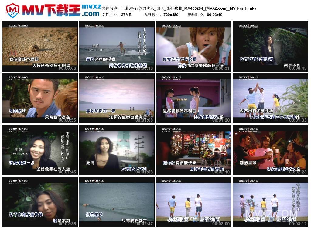 王若琳-有你的快乐_国语_流行歌曲_MA405284